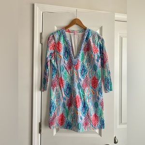 LIKE NEW Lilly Pulitzer Let Minnow Sarasota Beaded Neckline Courtney Dress
